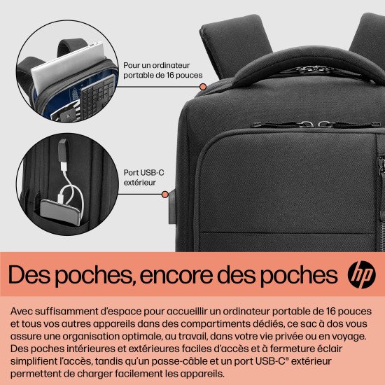 HP Sac à dos pour ordinateur portable Renew Executive 16 pouces