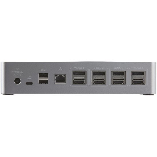 StarTech.com Dock USB-C - Mini Hub USB-C HDMI avec 1x USB Type-C & 3x USB-A, Ethernet, Audio - Mini Docking Station USB-C HDMI DiplsayPort - Station d'Accueil Universelle USB-C