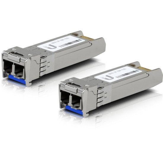 Ubiquiti Networks UACC-OM-SM-10G-D-2 module émetteur-récepteur de réseau Fibre optique 10000 Mbit/s SFP+ 1310 nm