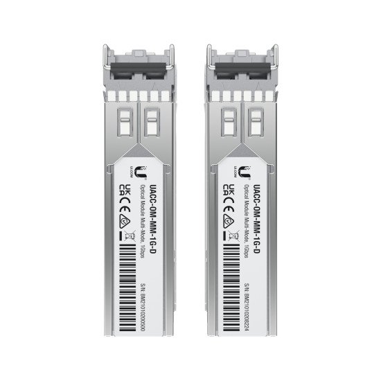 Ubiquiti Networks UACC-OM-MM-1G-D-2 module émetteur-récepteur de réseau Fibre optique 1250 Mbit/s SFP