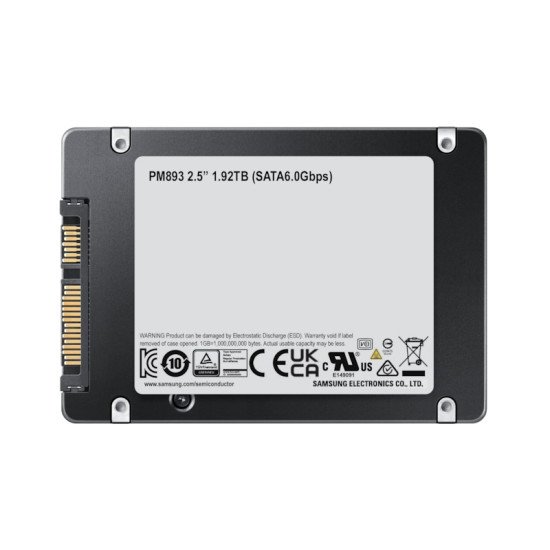 Samsung PM893 2.5" 1920 Go Série ATA III V-NAND TLC