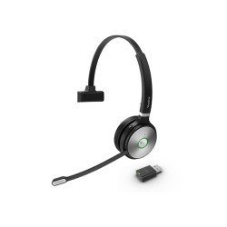 Yealink WH62 Portable Casque Sans fil Arceau Appels/Musique Noir, Gris