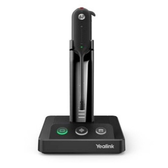 Yealink WH63 UC Casque Sans fil Crochets auriculaires, Arceau, Minerve Bureau/Centre d'appels Socle de chargement Noir Yealink WH63 UC Casque Sans fil Crochets auriculaires, Arceau, Minerve Bureau/Centre d'appels Socle de chargement Noir