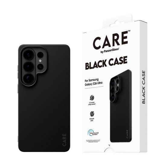PanzerGlass CARE™ by ® TPU Case Black Samsung Galaxy S26 Ultra coque de protection pour téléphones portables Housse Noir