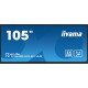 iiyama PROLITE Carte A numérique 2,74 m (108") LED Wifi 450 cd/m² 5K Ultra HD Noir Écran tactile Intégré dans le processeur Android 24/7