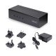StarTech.com Switch KVM 4 Ports DisplayPort pour Deux Moniteurs, KVM 4K 60Hz, 2 Ports USB 5Gbps, 2 Ports USB 2.0 HID, Commutateur KVM avec Commutation par Touches et Boutons, Conforme TAA - Audio 3,5 mm, HDCP StarTech.com Switch KVM 4 Ports DisplayPort pour Deux Moniteurs, KVM 4K 60Hz, 2 Ports USB 5Gbps, 2 Ports USB 2.0 HID, Commutateur KVM avec Commutation par Touches et Boutons, Conforme TAA - Audio 3,5 mm, HDCP