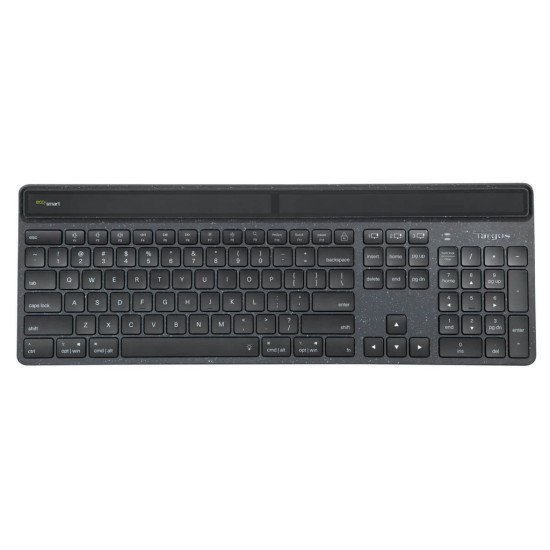 Targus Sustainable Energy Harvesting EcoSmart clavier Bluetooth AZERTY Français Noir