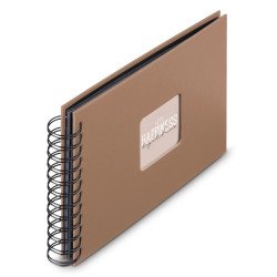 Hama 00009851 album photo et protège-page Marron 50 feuilles 10 x 15 Reliure spiralée
