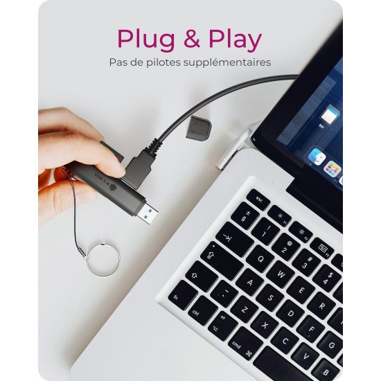 ICY BOX Lecteur de cartes 3 en 1 via l'interface USB Type-A & USB Type-C