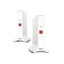 FRITZ!Repeater FRITZ!Mesh Set 4200 2-pack Edition International Répéteur réseau 4200 Mbit/s Rouge, Blanc