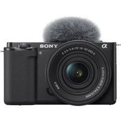 Sony ZV-E10 + E PZ 16-50mm F3.5-5.6 OSS II MILC 24,2 MP CMOS 6000 x 4000 pixels Noir
