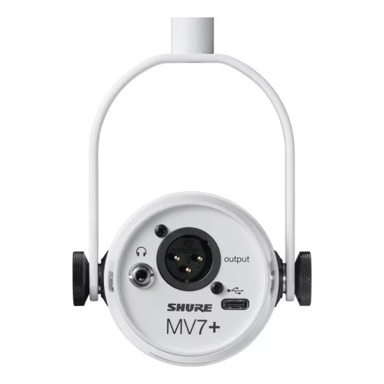 Shure MV7+-W microphone Blanc Microphone de studio