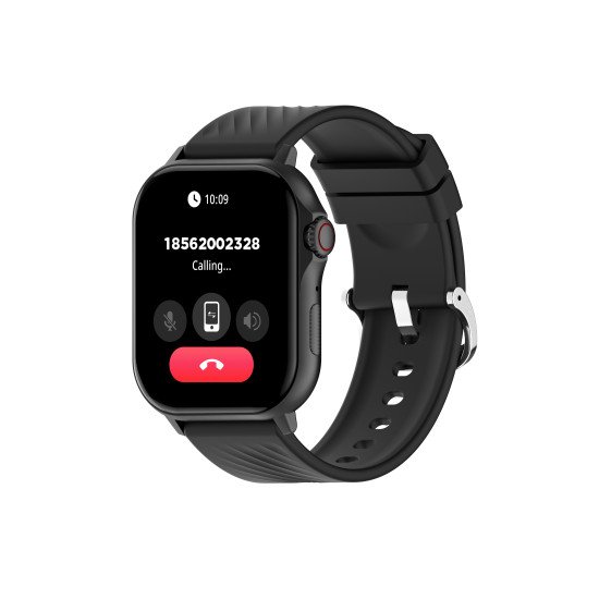 Denver Smartwatch Schwarz 5,41 cm (2.13") AMOLED Numérique Écran tactile Noir GPS (satellite)