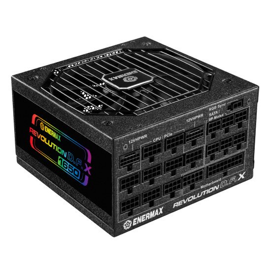 Enermax ERT1650EWT unité d'alimentation d'énergie 1650 W 20+4 pin ATX ATX Noir Enermax ERT1650EWT unité d'alimentation d'énergie 1650 W 20+4 pin ATX ATX Noir