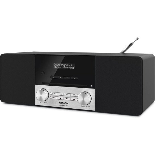 TechniSat DIGITRADIO 3 ASA Noir, Argent
