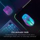 Turtle Beach Kone XP Air - Souris gaming RGB ergonomique, personnalisable et sans fil, Bluetooth, capteur optique 19 000 DPI, autonomie de batterie de 100 heures, station de charge, 29 entrées programmables, éclairage AIMO RGB, molette 4D Blanc