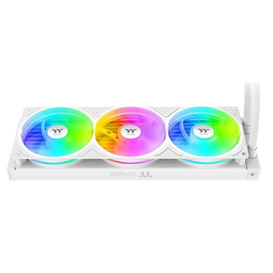 Thermaltake TH360 V3 ARGB Processeur Refroidisseur de liquide tout-en-un 12 cm Blanc 1 pièce(s)