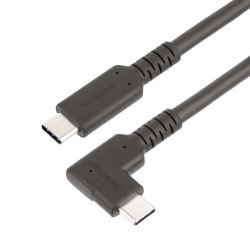 StarTech.com Câble USB-C Robuste à Angle Droit de 1m, USB 3.2 Gen 2 (10 Gbps), Cordon de Transfert de Données USB-C à C Complet - Mode Alt DP 4K 60Hz, 100W Power Delivery - Câble USB Type-C à 90 Degrés/Coudé StarTech.com Câble USB-C Robuste à Angle Droit de 1m, USB 3.2 Gen 2 (10 Gbps), Cordon de Transfert de Données USB-C à C Complet - Mode Alt DP 4K 60Hz, 100W Power Delivery - Câble USB Type-C à 90 Degrés/Coudé