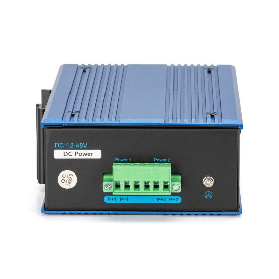 Digitus Commutateur industriel 8 + 2 ports Gigabit Ethernet PoE