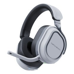 Turtle Beach Casque gaming amplifié multiplateforme sans fil Stealth 700 pour PS5, PS4, PC et mobile - Haut-parleurs 60 mm, microphone avec isolation acoustique par l'IA, Bluetooth, autonomie 80 heures, deux émetteurs - Blanc
