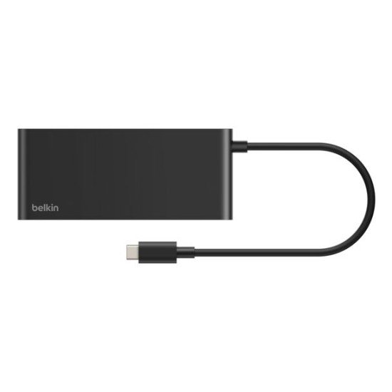 Belkin INC024HQBK hub & concentrateur USB Type-C 10000 Mbit/s Noir