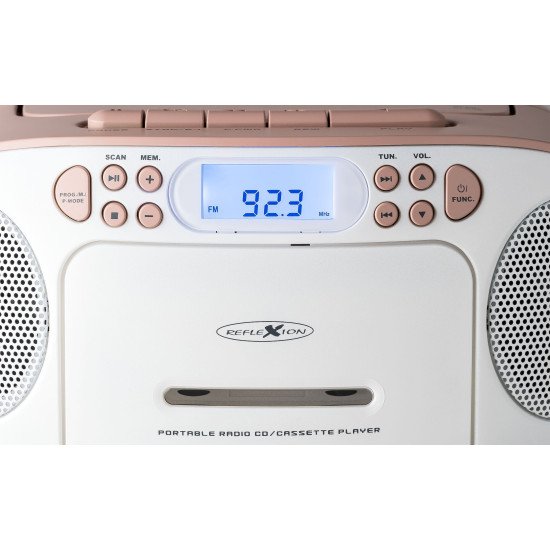 Reflexion RCR2260 Portable Rose, Blanc