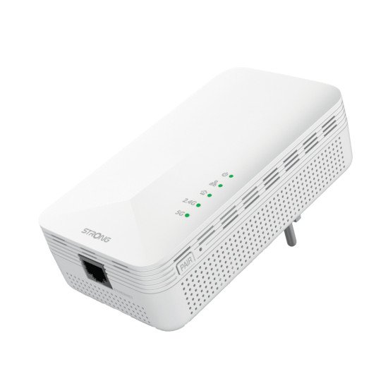 Strong POWERL1000DUOWIFIEUV2 Adaptateur réseau CPL 1000 Mbit/s Ethernet/LAN Wifi Blanc 2 pièce(s)