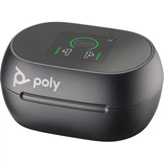 POLY Étui de chargement écran tactile noir Voyager Free 60+ UC pour BT700 adaptateur USB-C POLY Étui de chargement écran tactile noir Voyager Free 60+ UC pour BT700 adaptateur USB-C