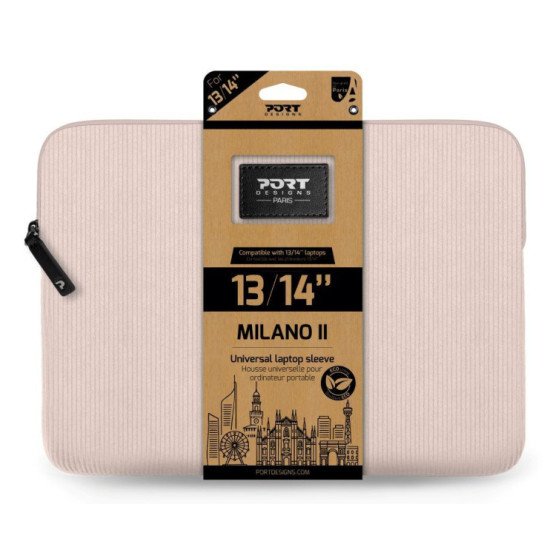 PORT Designs Milano II Eco Sleeve 35,6 cm (14") Housse Rose