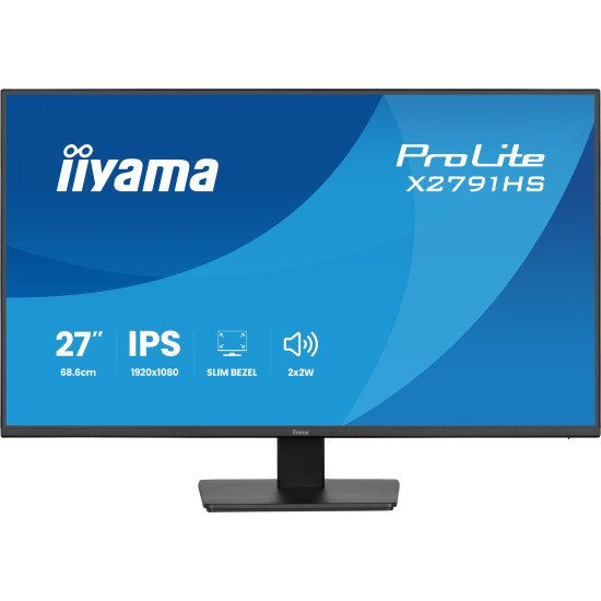 iiyama ProLite X2791HS-B1 écran PC 68,6 cm (27") 1920 x 1080 pixels Full HD LED Noir