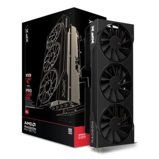 XFX Swift Radeon RX 9070 OC Gaming Edition AMD 16 Go GDDR6 XFX Swift Radeon RX 9070 OC Gaming Edition AMD 16 Go GDDR6