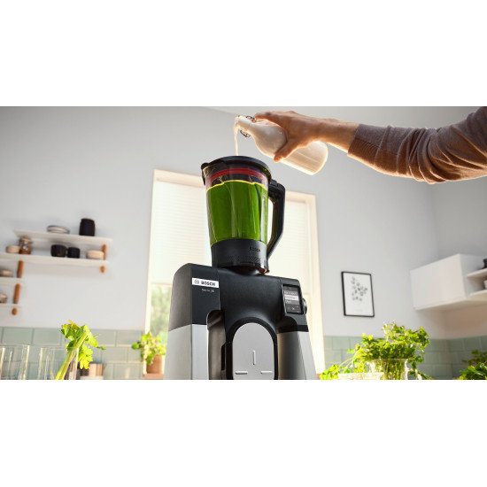 Bosch Serie 6 MUMS6ZS17 robot de cuisine 1600 W 5,5 L Noir, Acier inoxydable