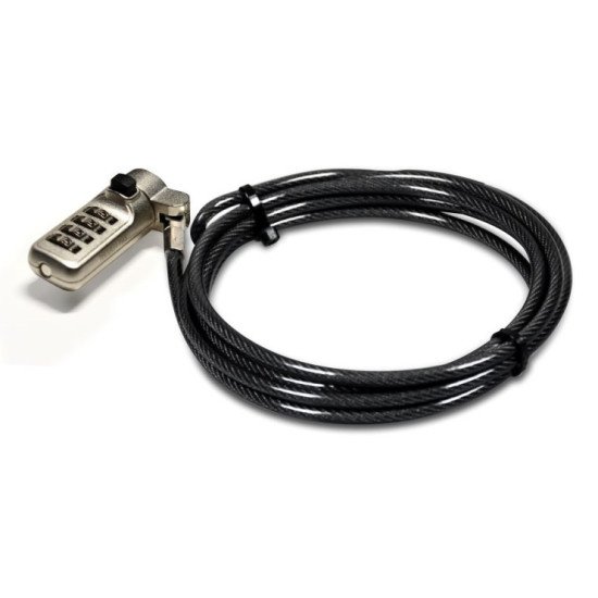Port Designs 901226/25 câble antivol Noir 2 m