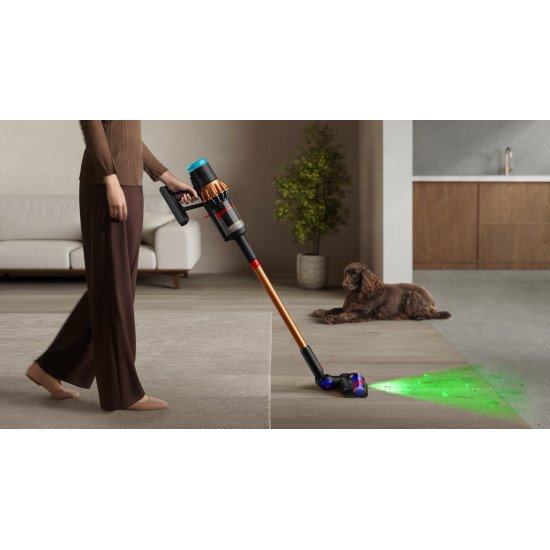 Dyson V16 Piston Animal Aspirateur-balai 2 en 1 Batterie Sec HEPA Sans sac 1,3 L 900 W Noir, Cuivre