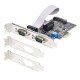 StarTech.com Carte Série PCI Express à 2 Ports - Adaptateur/Carte PCIe à 2 Ports vers RS232/RS422/RS485 (DB9), Support Bas-Profil Inclus, UART 16C1050, Windows/Linux, Conformité TAA - Protection ESD de niveau 4