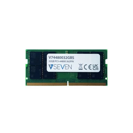 V7 V74480032GBS module de mémoire 32 Go 1 x 32 Go DDR5 5600 MHz V7 V74480032GBS module de mémoire 32 Go 1 x 32 Go DDR5 5600 MHz