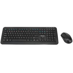 Targus AKM610ES clavier Souris incluse Universel RF sans fil Espagnole Noir
