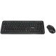 Targus AKM610ES clavier Souris incluse Universel RF sans fil Espagnole Noir