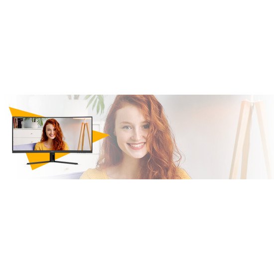 AOC B3 CU34B3E écran PC 86,4 cm (34") 3440 x 1440 pixels Wide Quad HD LED Noir