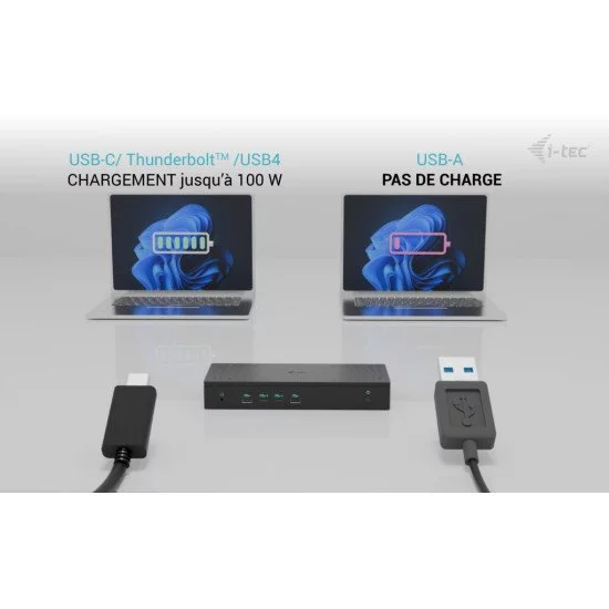 i-tec Universal 5x 4K/60Hz Display Docking Station + Power Delivery 100W i-tec Universal 5x 4K/60Hz Display Docking Station + Power Delivery 100W