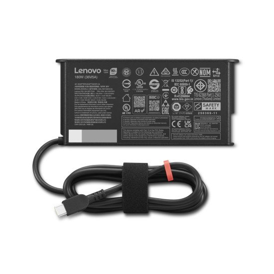 Lenovo 4X21U28835 adaptateur de puissance & onduleur Intérieure 180 W Noir