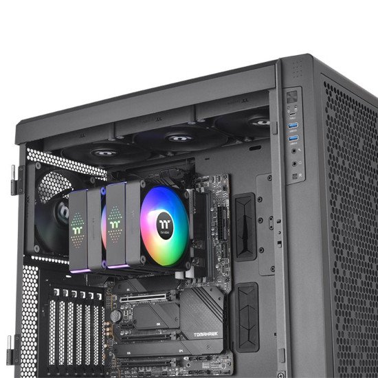 Thermaltake ASTRIA 600 Processeur Refroidisseur d'air 12 cm Noir 2 pièce(s) Thermaltake ASTRIA 600 Processeur Refroidisseur d'air 12 cm Noir 2 pièce(s)