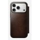 Nomad Modern Leather Folio coque de protection pour téléphones portables 16 cm (6.3") Housse Marron