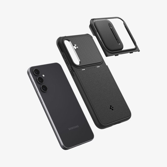 Spigen Optik Armor coque de protection pour téléphones portables 16,3 cm (6.4") Housse Noir