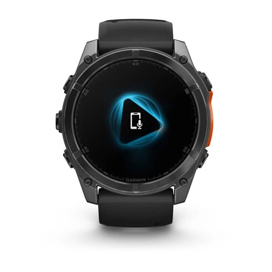 Garmin Fenix 8 3,56 cm (1.4") AMOLED 51 mm Numérique 454 x 454 pixels Écran tactile Gris Wifi GPS (satellite)