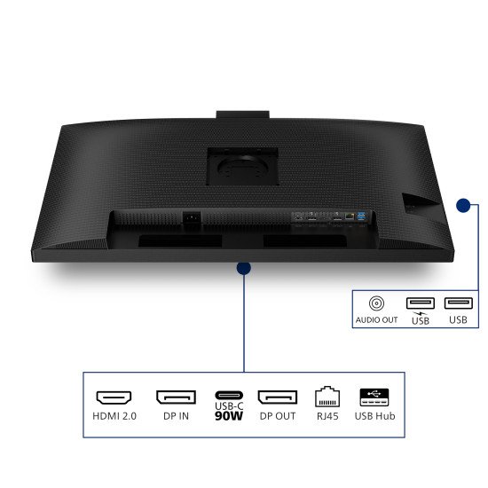 Philips 3000 series 32B2U3601H/00 écran PC 80 cm (31.5") 2560 x 1440 pixels Quad HD LCD Noir