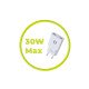Mobile Origin MO-GAN30W-MO16 chargeur d'appareils mobiles Universel Blanc USB Charge rapide Intérieure
