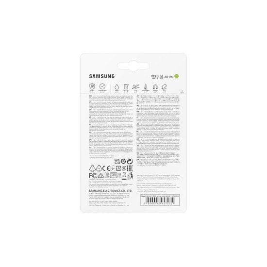 Samsung MB-MY128SB/WW mémoire flash 128 Go MicroSDXC UHS-I Samsung MB-MY128SB/WW mémoire flash 128 Go MicroSDXC UHS-I