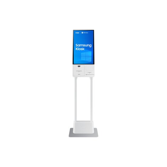 Samsung KM24C-C En forme de kiosk 61 cm (24") LED 250 cd/m² Full HD Blanc Écran tactile Intégré dans le processeur Windows 10 IoT Enterprise 16/7