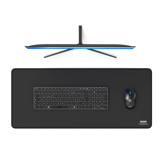 Port Designs 924001 tapis de souris Noir